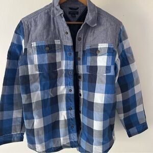 Boy’s Light Weighted Quilted Blazer Shacket Tommy Hilfiger Size 12/14